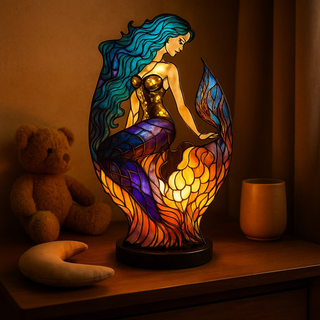 Bohemian Mermaid Table Lamp