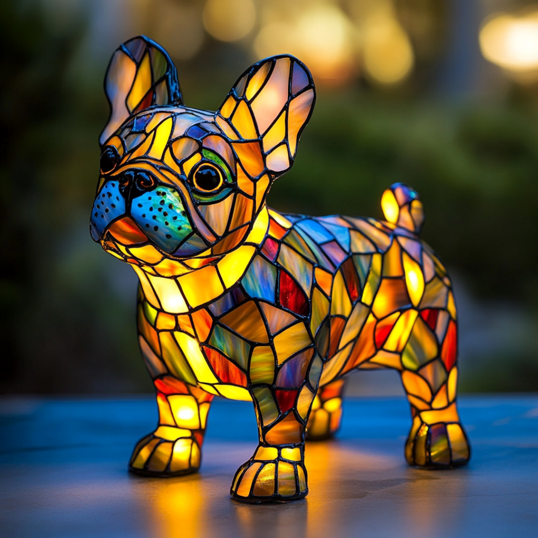 Stained Glass French Bulldog